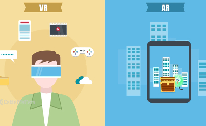 Phân biệt công nghệ VR và AR