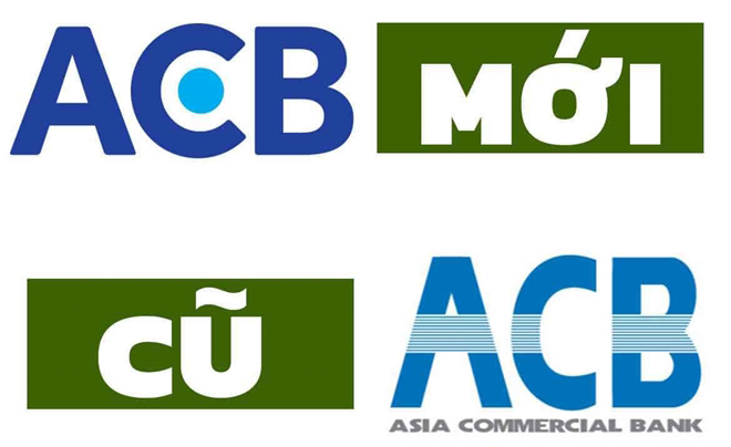 Phân biệt logo ngân hàng ACB mới và cũ
