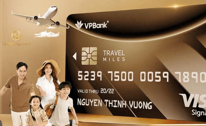 Thẻ tín dụng VPBank Visa Gold Travel Miles
