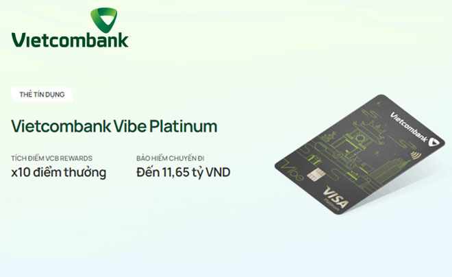 Thẻ Vietcombank Vibe Platinum