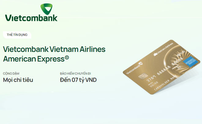 Thẻ Vietcombank Vietnam Airlines Platinum American Express