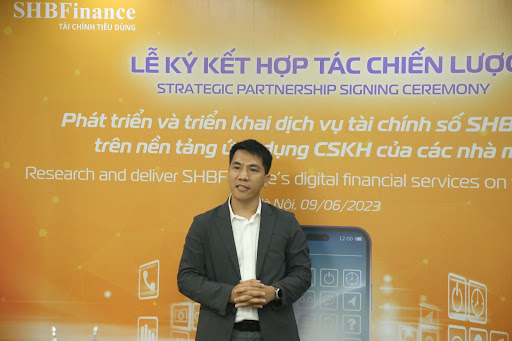 Ông Lê Hữu Toàn - Giám đốc điều hành Vega Fintech chia sẻ về hợp tác hai bên.
